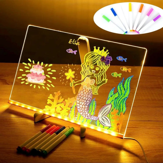 GlowSketch™ | Lysande LED-ritbräda för barn