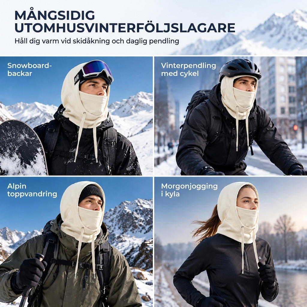 FrostHood™ - Varm vinterbalaklava för skidåkning utomhus